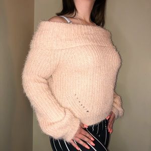 Baby Pink Soft Knitted Sweater